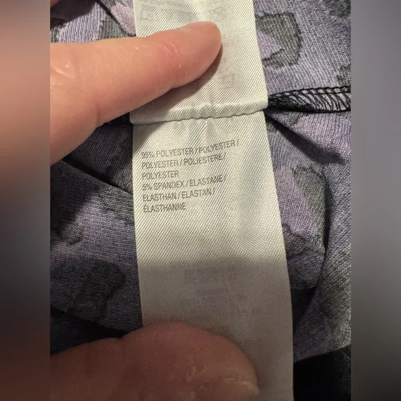 NWT Bob Mackie blouse art to wear leopard print stretchy boho goth whimsical - Picture 5 of 7